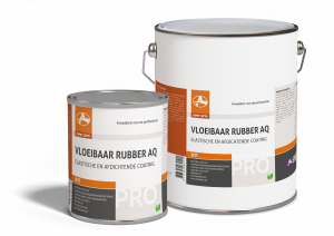 OAF PRO Dak en Goot Vloeibaar Rubber AQ Watergedragen uitstekende hechting en elastisch in zwart, wit en grijs