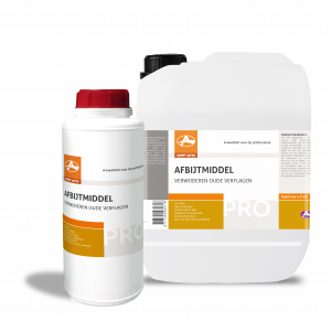 OAF PRO afbijtmiddel voor het eenvoudig verwijderen van verf van ondergronden