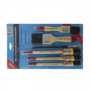 AFINOL OAF PRO kwasten SET KWAST Rond + Plat 6 delig