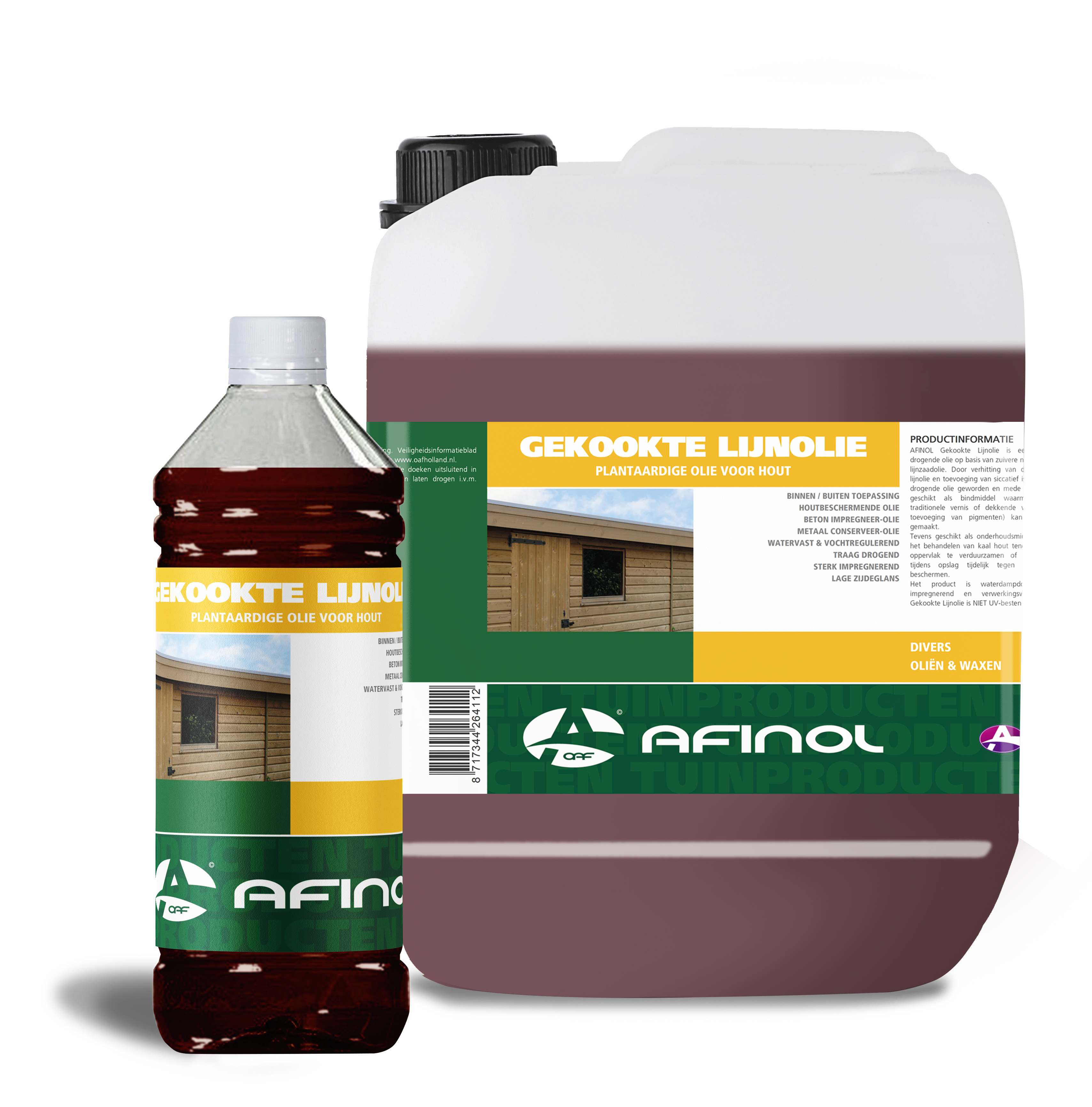 AFINOL OAF PRO Hout Verf Beits Olie Gekookte Lijnolie