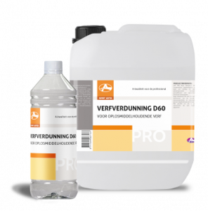 AFINOL OAF PRO Verf verdunning en reiniging Terpentine White Spirit D60
