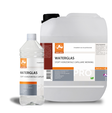 AFINOL OAF PRO Beton Steen Wanden Vloeren Waterglas Bitumen Capilaire Werking