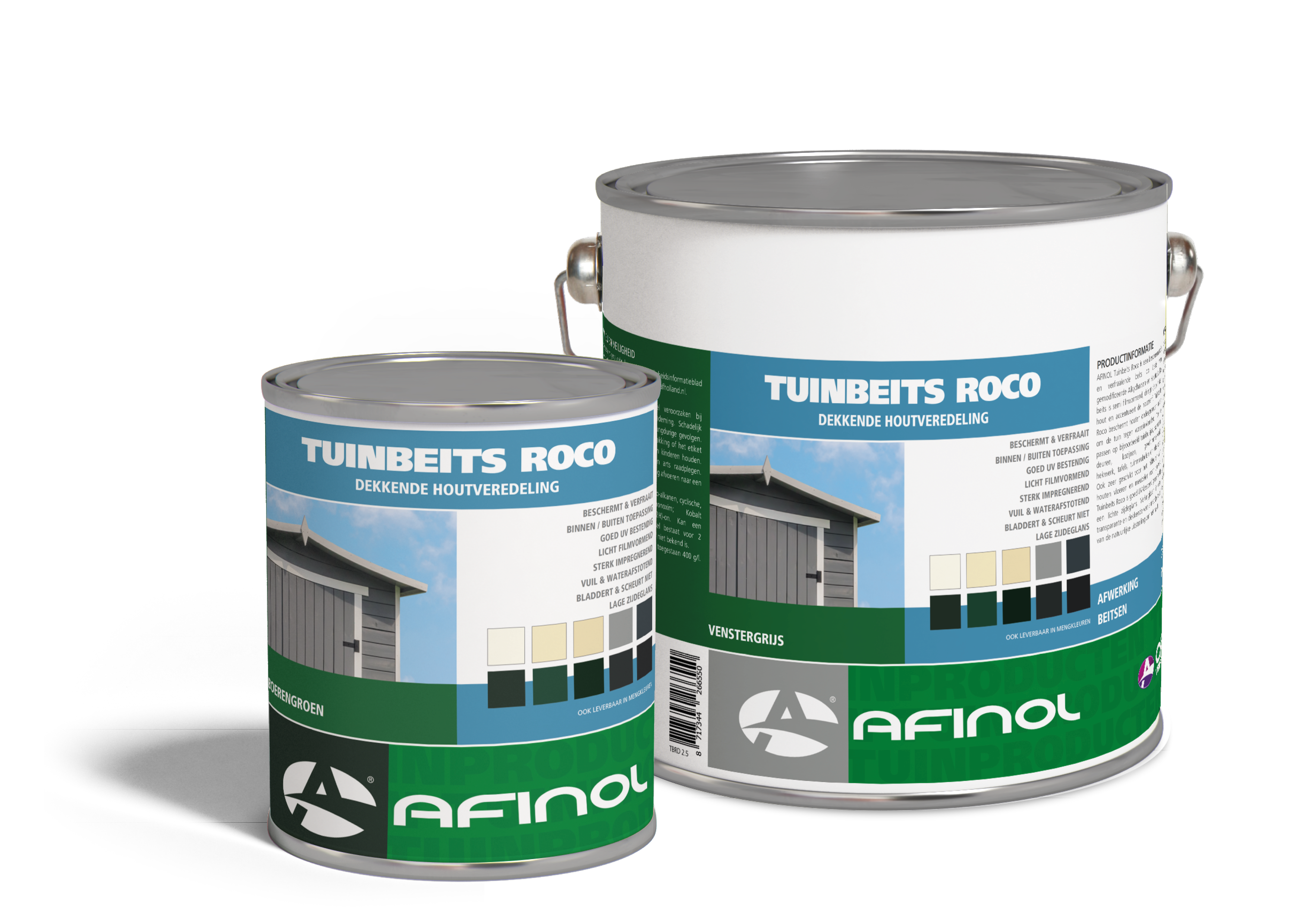 AFINOL OAF PRO Hout Verf Beits Tuinbeits Roco Dekkende houtveredeling